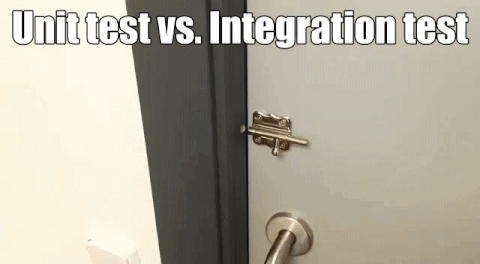 unit vs. integration test