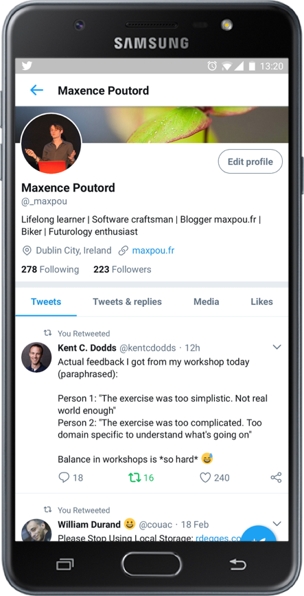 twitter lite pwa